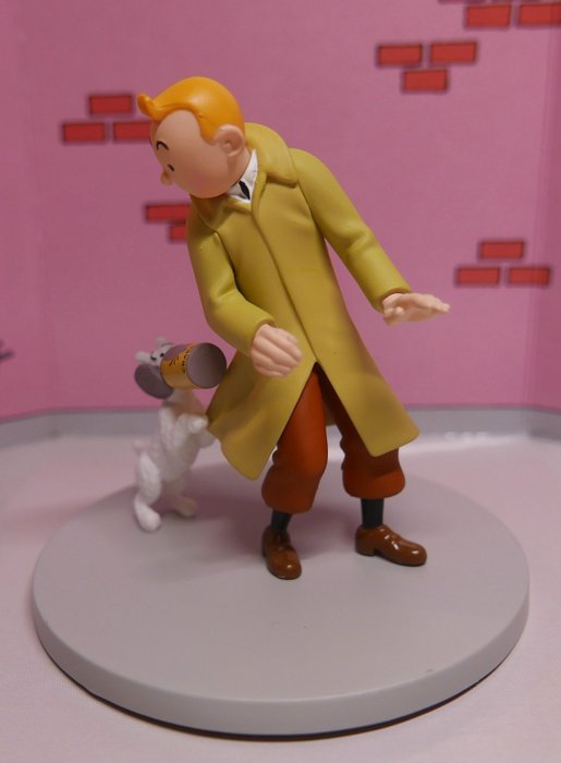 Tintin - Scène cube Moulinsart – Le Crabe aux Pinces d'Or  - Tintin et la boite de Crabe - 2009