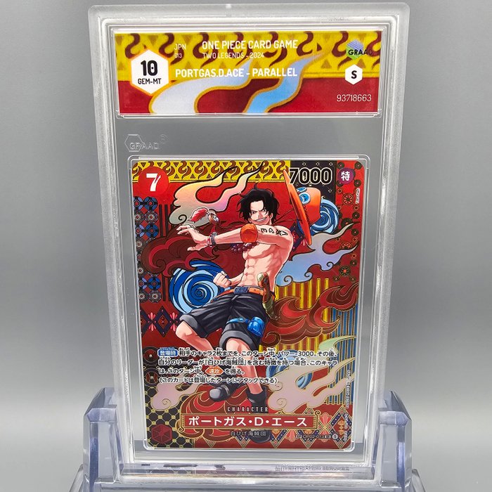 Portgas.D.Ace [SP] OP02-013 SR Graded card - Graad 10