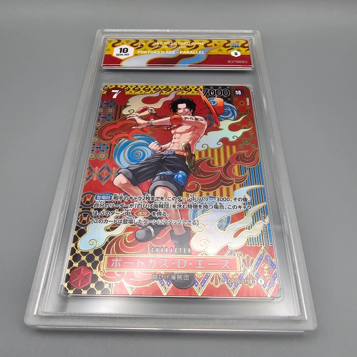 Portgas.D.Ace [SP] OP02-013 SR Graded card - Graad 10