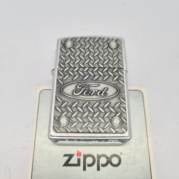 Zippo - Ford - Lighter - Messing