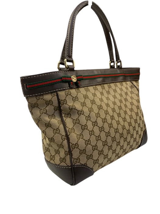 Gucci - Shelly Canvas GG - Håndtaske