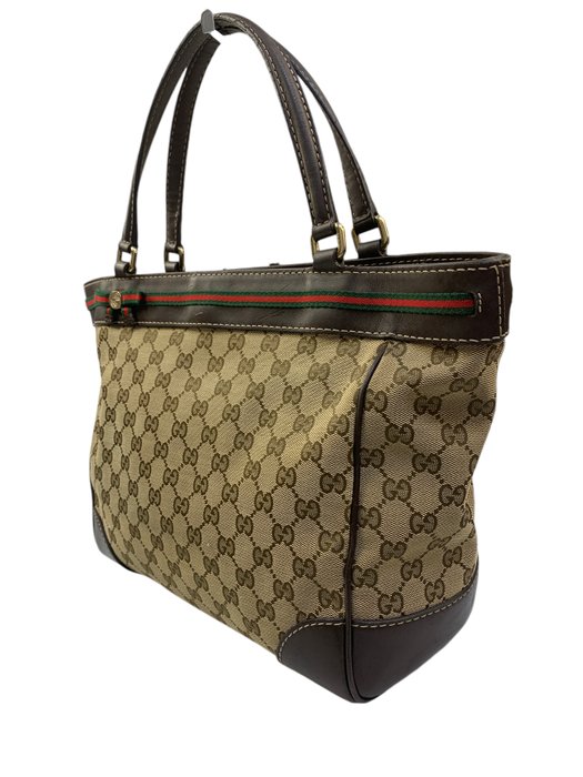 Gucci - Shelly Canvas GG - Håndtaske