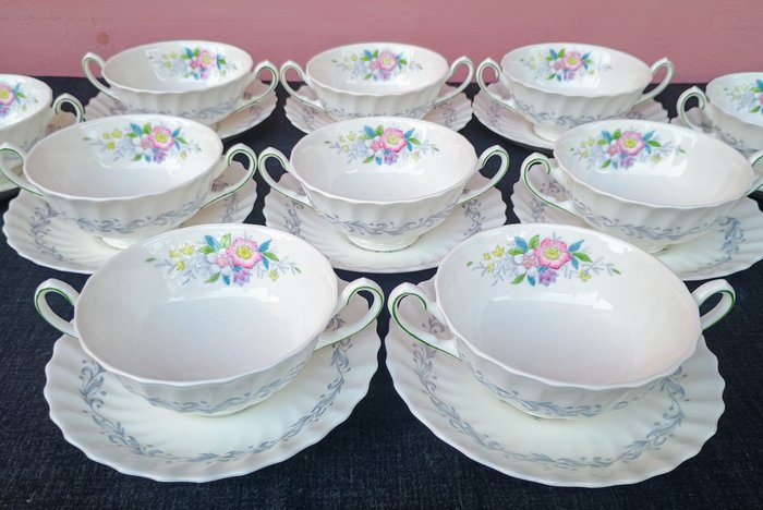 Royal Doulton - Bordservice (10) - Knogleporcelæn - Tazze da consommé