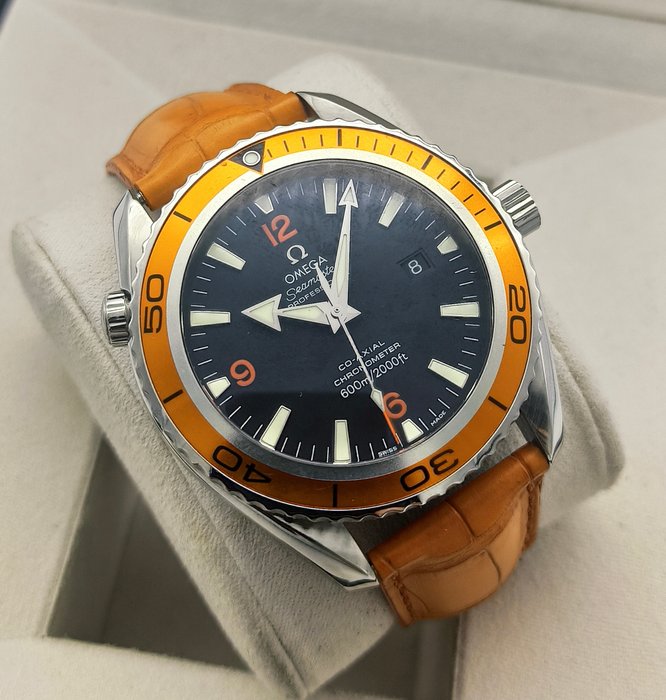 Omega - Seamaster Planet Ocean Orange Bezel - 2208.50.00 - Mænd - 2000-2010