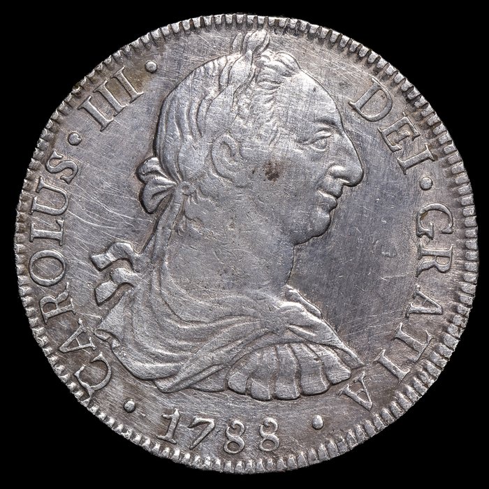 Spanien. Carlos III (1759-1788). 8 Reales 1788 Mexico FM  (Ingen mindstepris)