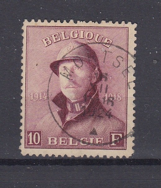 Belgien 1919 - Albert med hjelm - OBP : 178