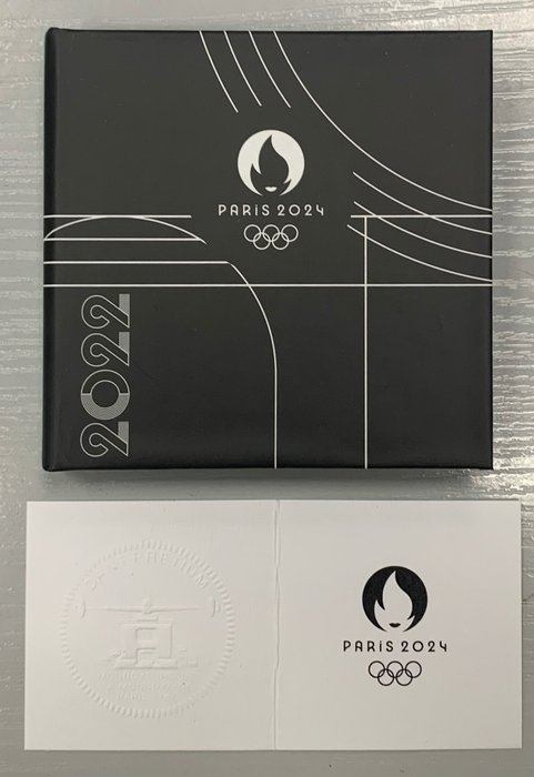 Frankrig. 2 Euro 2022 "Olympic Games Paris 2024" Proof  (Ingen mindstepris)