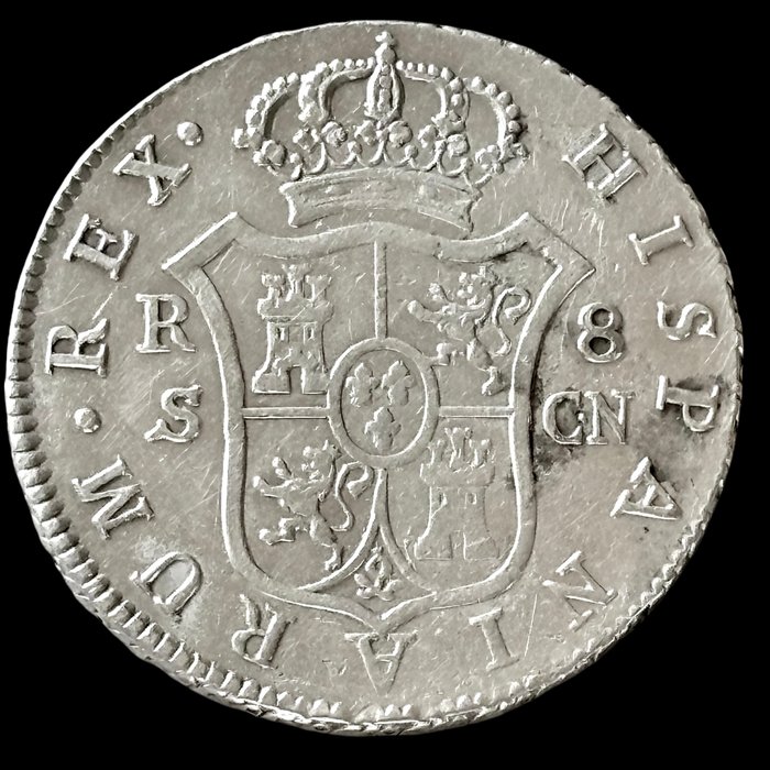 Spanien. Fernando VII (1813-1833). 8 Reales - 1809 CN - Sevilla - (S42-009)