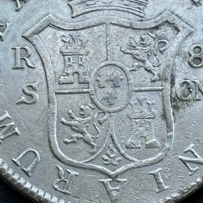 Spanien. Fernando VII (1813-1833). 8 Reales - 1809 CN - Sevilla - (S42-009)