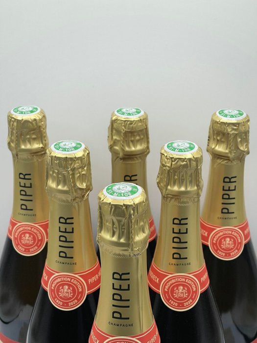 Piper Heidsieck, Prohibtiion - Champagne Brut - 6 Flasker (0,75 L)