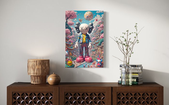 Hiroshi (1981) - The World of Mr Kaws (Toile L)