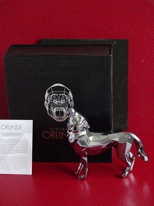 Richard Orlinski (1966) - Wolf, hand signed