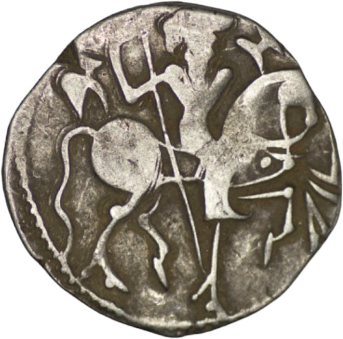 Shahis (Shahiyas). Samanta Deva (circa 850-1000). Jital  (Ingen mindstepris)