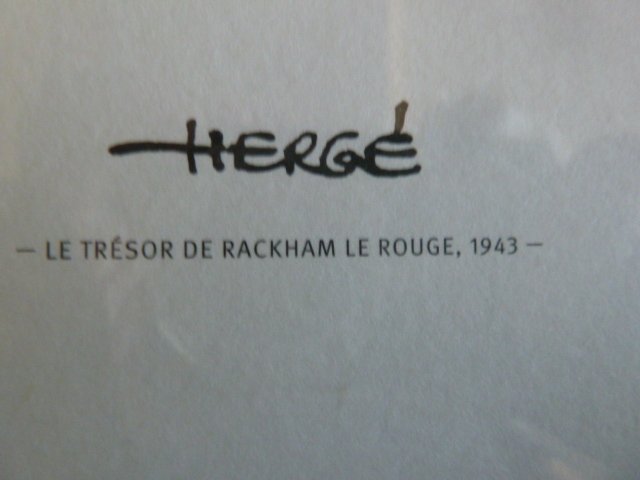 Lithographie Centenaire d'Hergé - 1 Lithograph - Tintin - Le  trésor de Rackham le rouge - 2007