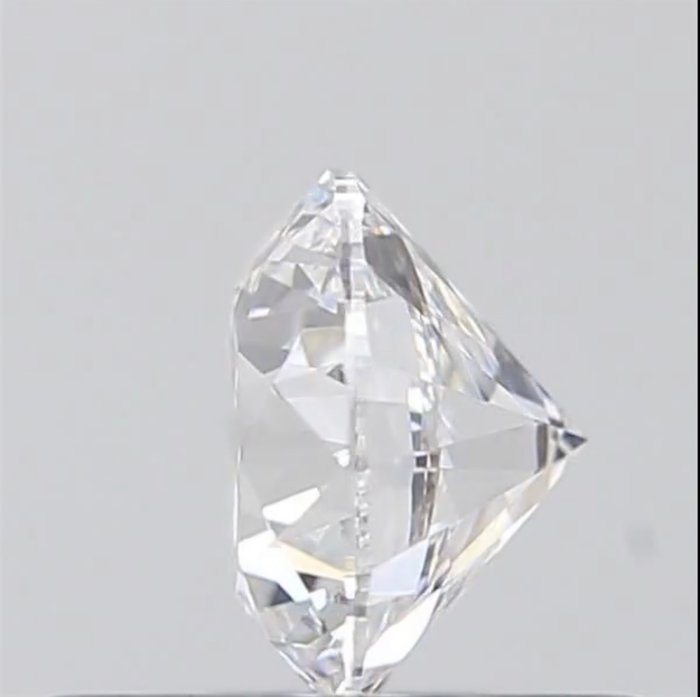 Ingen mindstepris - 1 pcs Diamant  (Natur)  - 0.50 ct - Rund - D (farveløs) - VVS1 - Gemological Institute of America (GIA)