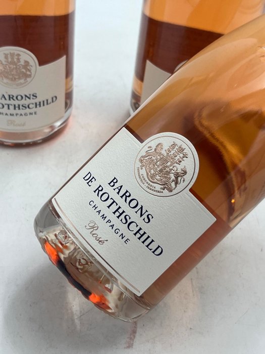 Barons de Rothschild - Champagne Extra Brut, Rosé - 3 Flasker (0,75 L)