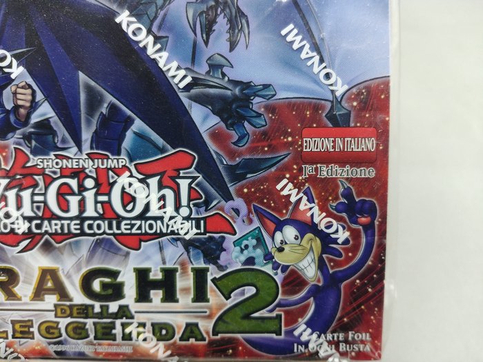 Konami Sealed box - box yu-gi-oh! draghi delle leggenda 2