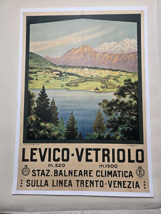 Cussino - Vintage travel poster Levico-Vetriolo - 1930‹erne