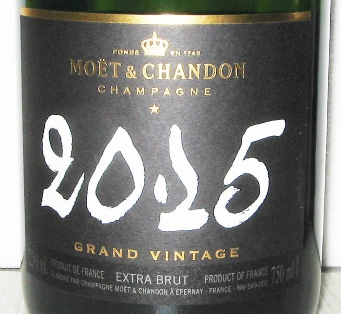 2015 Moët  Chandon, Grand Vintage, Rosé - Champagne Extra Brut - 2 Flasker (0,75 L)