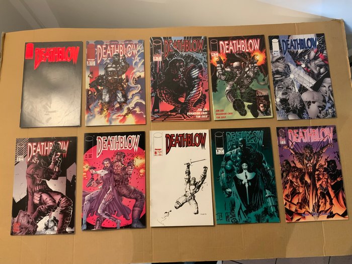 Deathblow (1993) # 1-20, 22-24 Near complete series! - Jim Lee art! - 23 Comic - Første udgave - 1993/1996