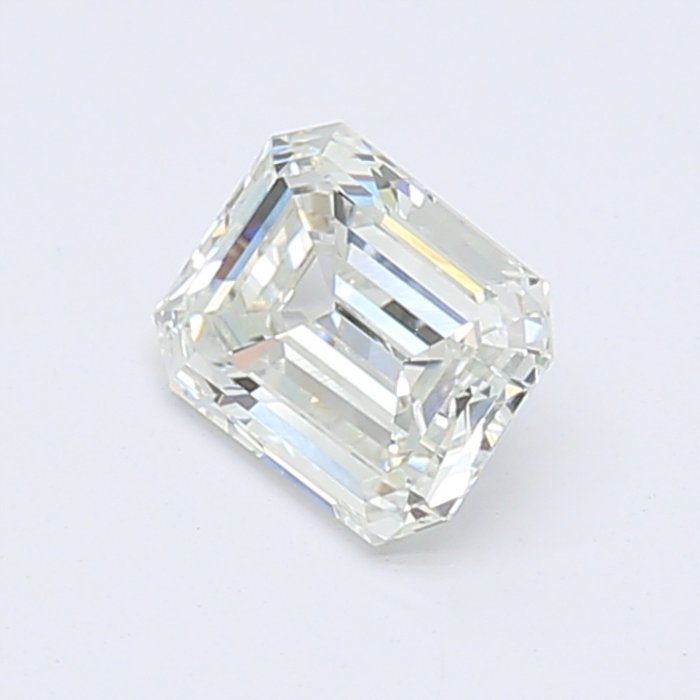 1 pcs Diamant  (Natur)  - 0.76 ct - Smaragd - G - VVS1 - Gemological Institute of America (GIA)