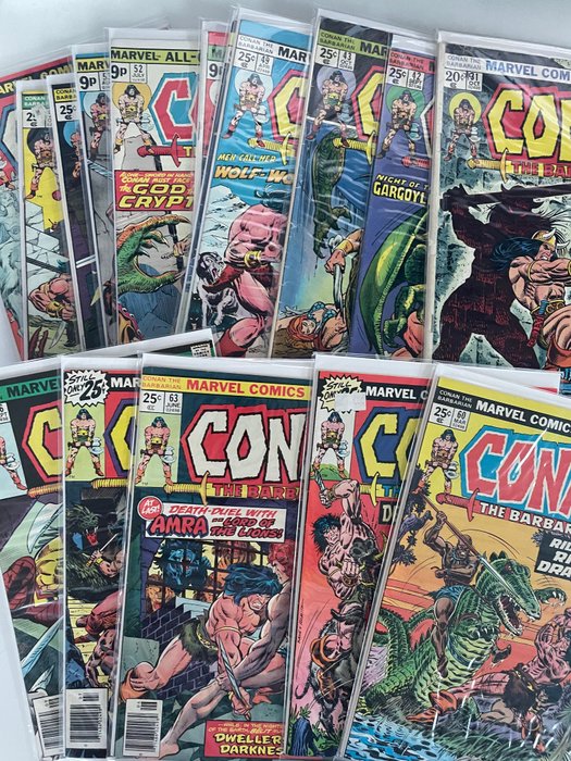 Conan the Barbarian - Conan the Barbarian Comic-Bundle - 17 Comic - 1973/1976