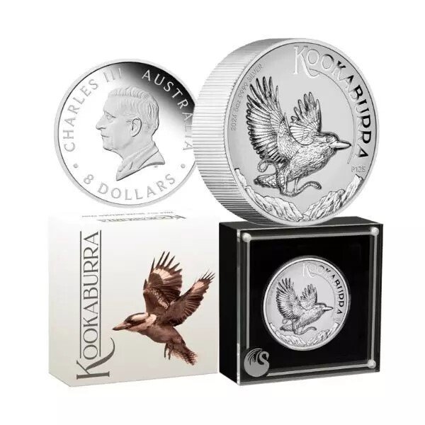 Australien 8 Dollars 2024 Kookaburra - Incused 5 Oz (999)