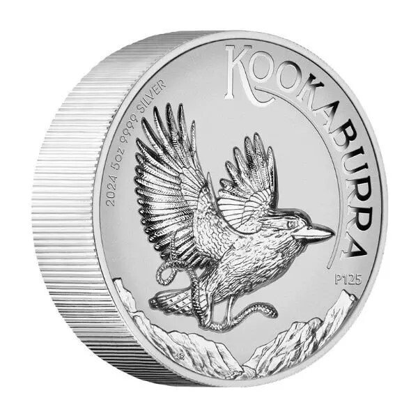 Australien 8 Dollars 2024 Kookaburra - Incused 5 Oz (999)