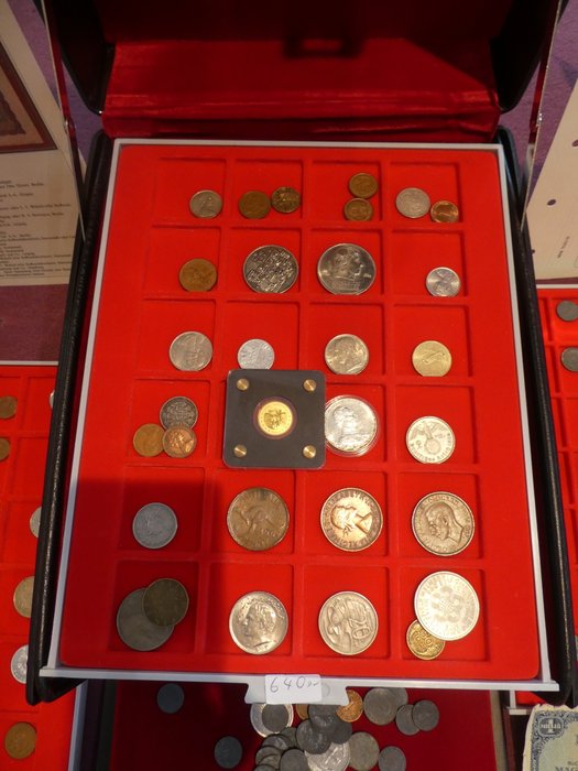 Europa. Collection of coins and banknotes 300 pieces  (Ingen mindstepris)