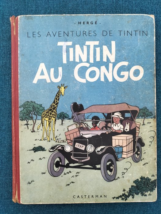 Tintin T2 - Tintin au Congo NB (A18) - C - 1 Album - Genoptryk - 1942