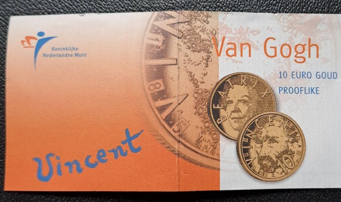 Holland. 10 Euro 2003 "Vincent Van Gogh" Proof