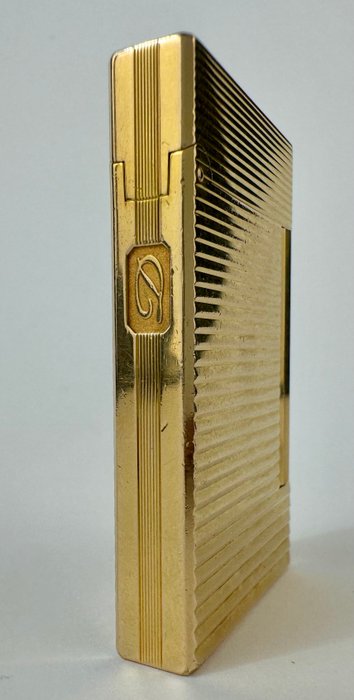 S.T. DUPONT 18K Gold Plated Lighter - Lighter - Forgyldt