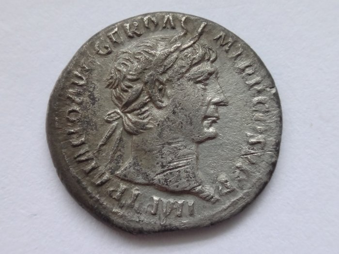 Romarriket Trajan (AD 98-117) Denarius Rome mint