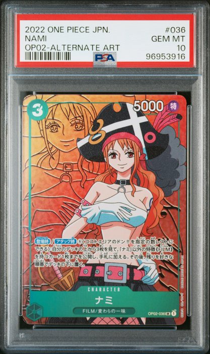 One Piece - 1 Graded card - One Piece - Nami - PSA 10