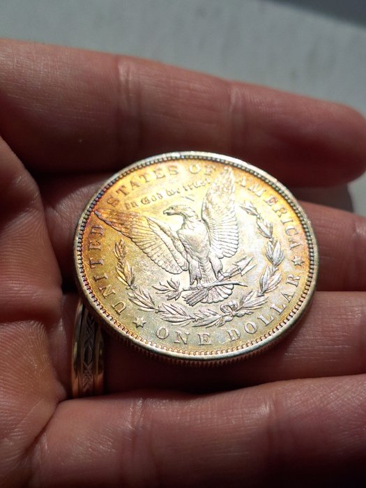 Förenta staterna. Morgan Dollar 1884 Philadelphia mintage  (Ingen mindstepris)