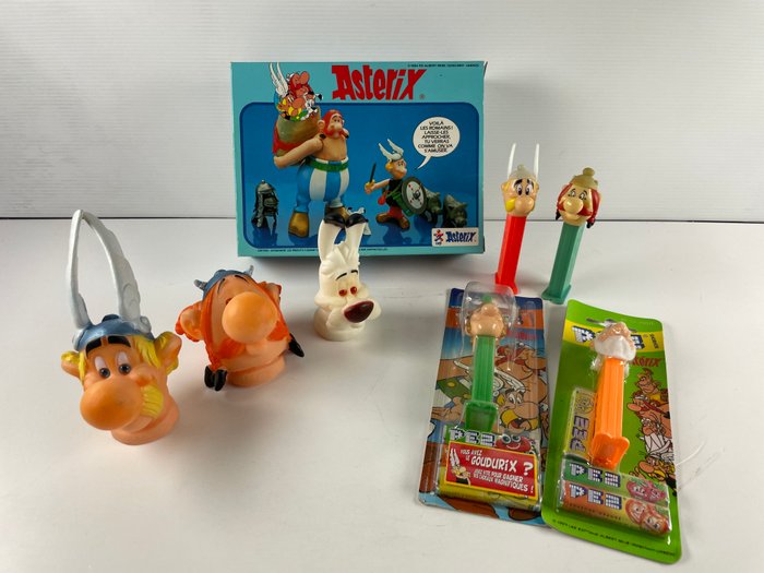 Asterix - 8 Asterix Cejl 4 Pez 3 dukkehoveder - Cejl - PEZ - 1984