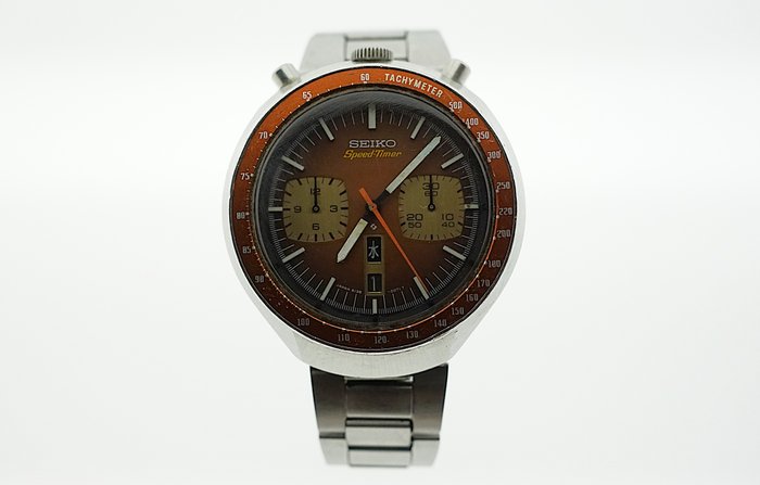 Seiko - Bull Head Speedtimer JDM Automatic Chronograph  January 1977 - Ingen mindstepris - 6138-0040 - Mænd - 1970-1979