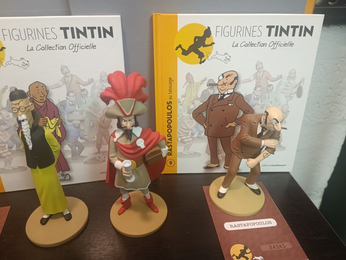 Tintin - 4 figurines Collection officielle