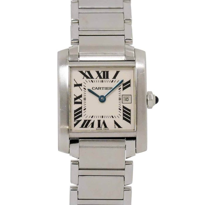 Cartier - Tank Française - W51011Q3 - Unisex - 2000-2010