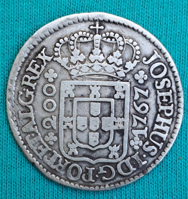 Portugal D José I (1750-1777) 12 Vinténs (240 Reis) 1767  (Ingen mindstepris)