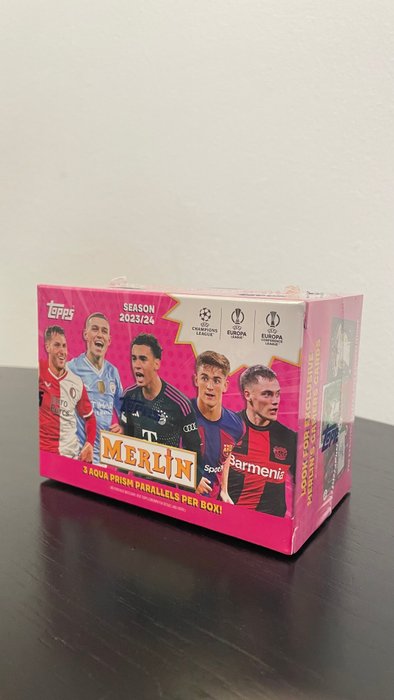 2023/24 Topps Merlin - 1 Sealed box - Næsten så god som ny (NM)