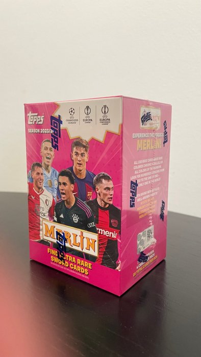 2023/24 Topps Merlin - 1 Sealed box - Næsten så god som ny (NM)