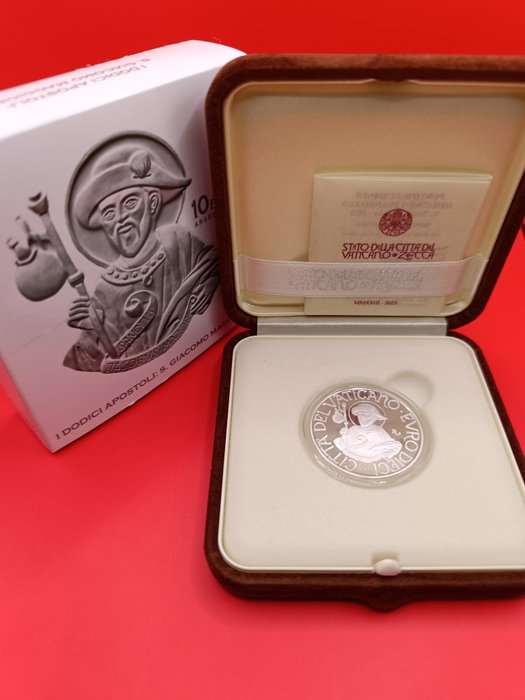 Vatikanstaten 10 Euro 2023 "Los Doce Apóstoles - San Giacomo Maggiore" Proof  (Ingen mindstepris)