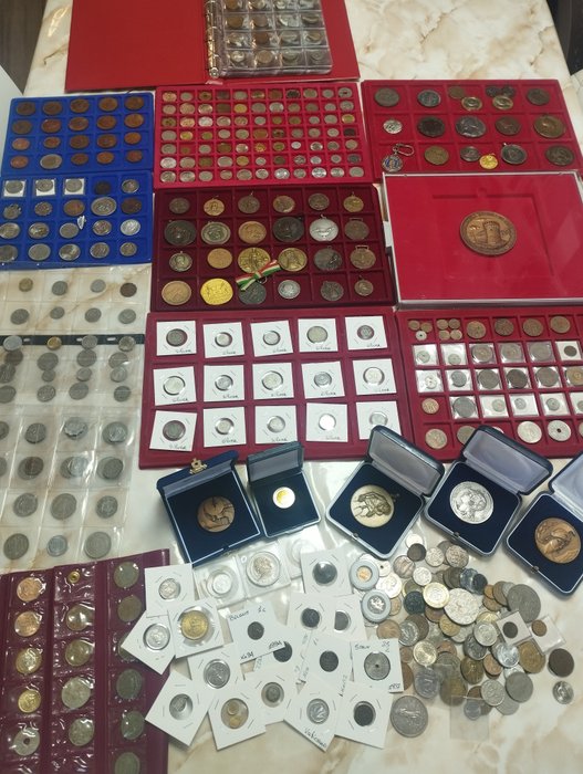 Verden. Collection of coins 7kg  (Ingen mindstepris)