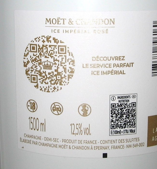 Moët  Chandon, Ice Impérial Rosé - Champagne Demi-Sec - 1 Magnum (1,5 L)