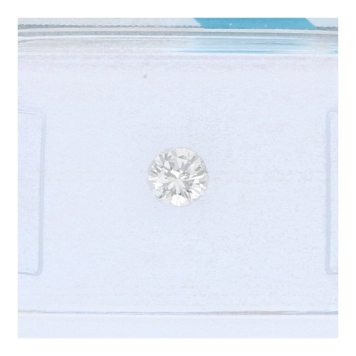 Ingen mindstepris - 1 pcs Diamant  (Natur)  - 0.18 ct - Rund - F - SI1 - International Gemological Institute (IGI)