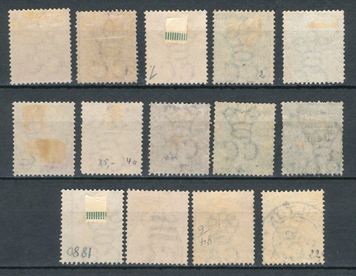 Det Britiske Statssamfund 1865/1886 - British Commonwealth Bermuda 1865-1886 gode klassiske værdier - Katalogwert mind.820€,laut Online Katalog von StampWorld