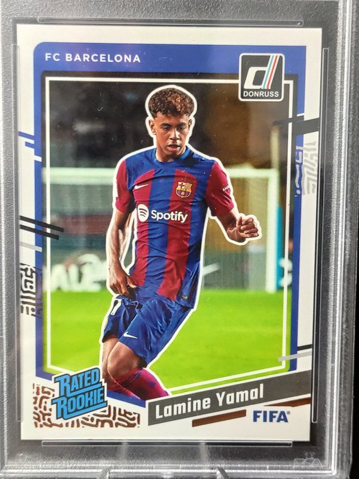 2023/24 Panini Donruss Fifa Lamine Yamal #177 PSA 10 Graded card