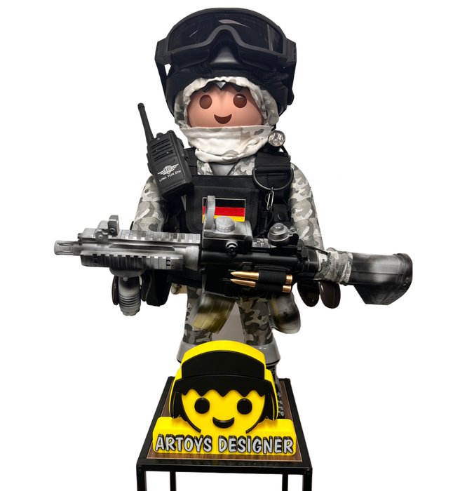 Vanessa Fodera (1981) - PLAYMOBIL XXL / Groupe intervention des Forces militaires armée ALLEMANDE - KOMMANDO SPEZIALKRÄFTE