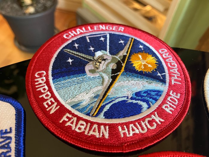 Willabee  Ward - Masser af Eleven Challenger og Skylab Missions Patches - 1980-1990